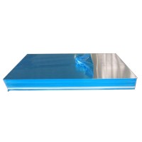 Hot sale China 3xxx 1xxx blue film cladding mirror finish aluminum sheet manufacturer